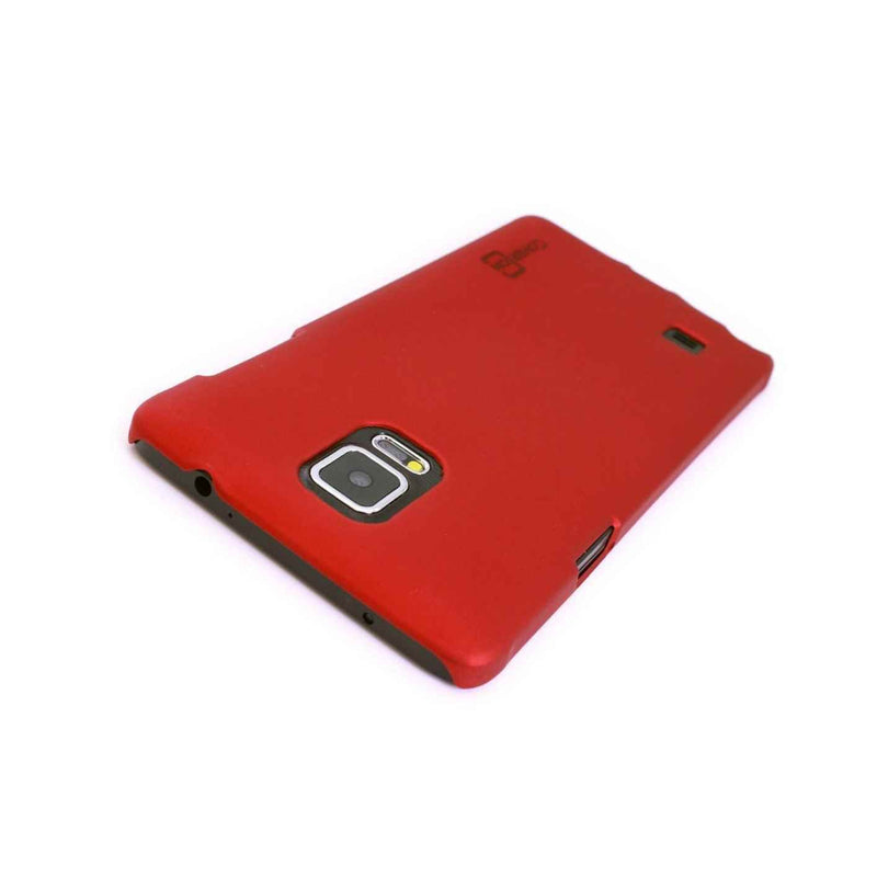 Hard Slim Phone Case For Samsung Galaxy Note 4 Red Protective Slim Back Cover