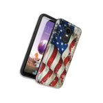 Vintage American Flag Double Layer Hybrid Case Cover For Lg Stylo 4
