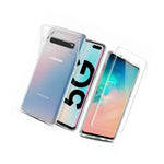 For Samsung Galaxy S10 5G Clear Shockproof Slim Cover Case Screen Protector