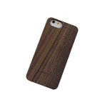 For Iphone 6 6S Hard Protector Skin Case Cover Real Bamboo Wood Walnut Brown