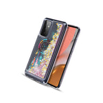 For Samsung Galaxy A72 5G Waterfall Liquid Glitter Star Case Dreamcatcher