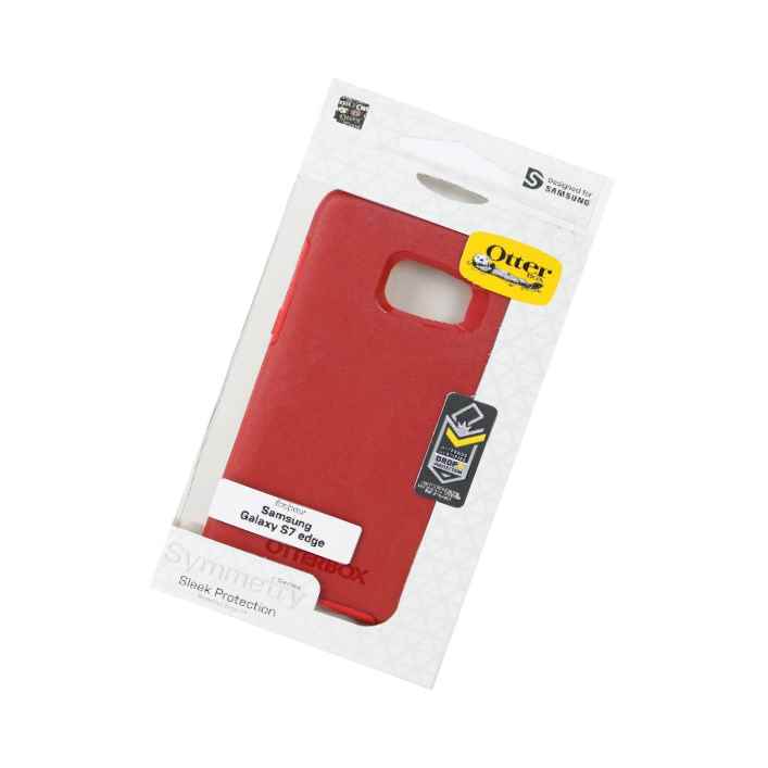 Otterbox Symmetry Series Samsung Galaxy S7 Edge Drop Protection Case Rosso Corsa