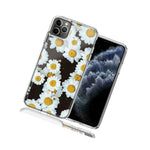 For Apple Iphone 12 Mini Cute Daisy Flower Design Double Layer Phone Case Cover