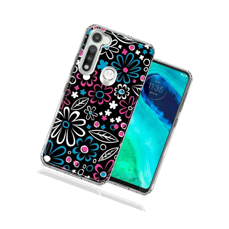 For Motorola Moto G Fast Cute Daisies Design Double Layer Phone Case Cover