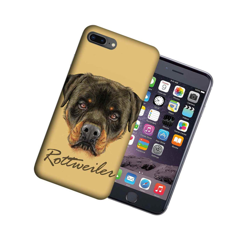 Mundaze Apple Iphone 7 8 Plus Design Case Rottweiler Dog Realistic Art Cover