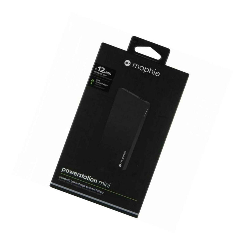 Mophie Juice Pack Powerstation Mini 3 000Mah For Tablets Smartphones Usb Black