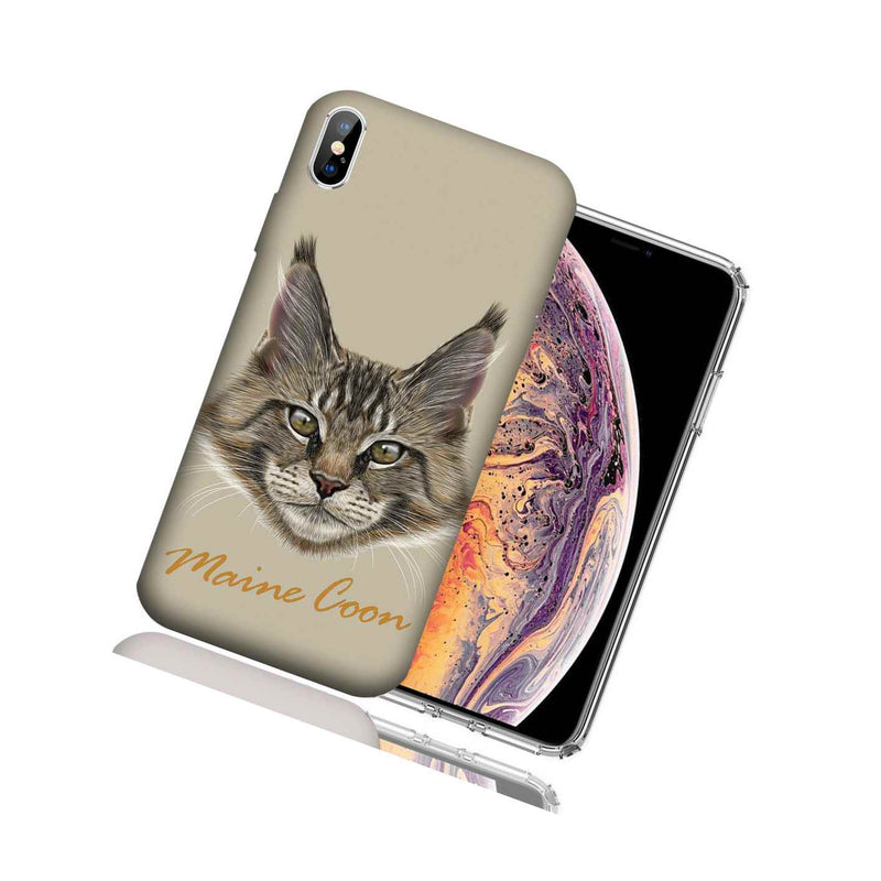 Mundaze Apple Iphone Xr Design Case Maine Coon Cat Realistic Art Cover