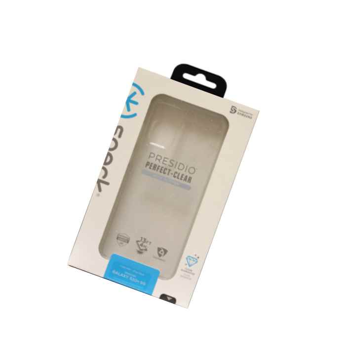 Speck Presidio Clear Case For Galaxy S20 Plus 5G Silve Glitter And Clear Cover