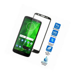 3 Pack For Motorola Moto G6 Full Cover Tempered Glass Screen Protector Guard