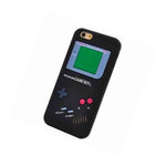 For Iphone 6 6S Plus Soft Silicone Rubber Skin Case Black Gameboy Player