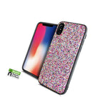 Iphone X Xs Hard Tpu Rubber Gel Case Cover Shimmering Glitter Sequin Blings