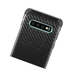 For Samsung Galaxy S10 Plus 6 4 Hybrid Shockproof Case Black Carbon Fiber