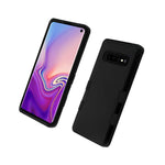 For Samsung Galaxy S10 6 1 Hybrid Shockproof Armor Impact Black Case Cover
