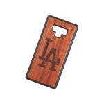 For Samsung Galaxy Note 9 Hybrid Real Wood Armor Case Cover La Los Angeles