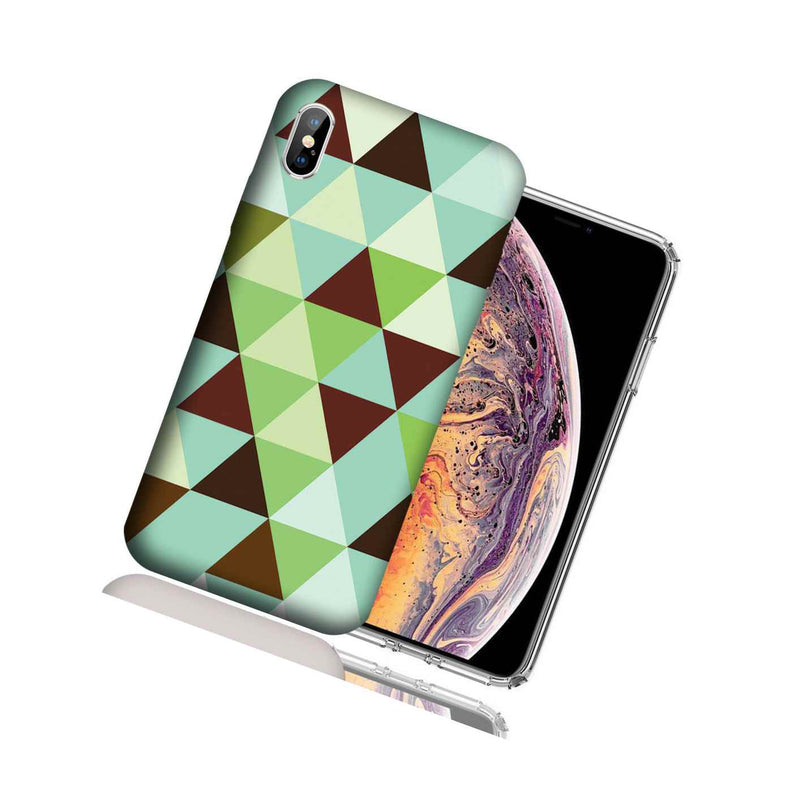 Mundaze Apple Iphone Xr Design Case Mint Chocolate Checkered Cover