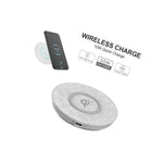 Fast Charger 10W Qi Wireless Charger White Fast Charging Dock For Samsung Iphone