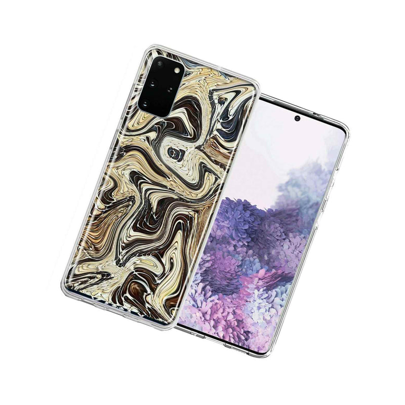 For Samsung Galaxy S20 Snake Abstract Design Double Layer Phone Case Cover