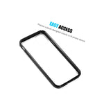 For Iphone 11 6 1 Hard Tpu Gummy Rubber Case Cover Black Transparent Clear