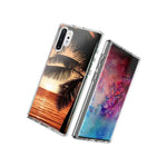 For Samsung Galaxy Note 10 Plus Paradise Sunset Design Double Layer Case