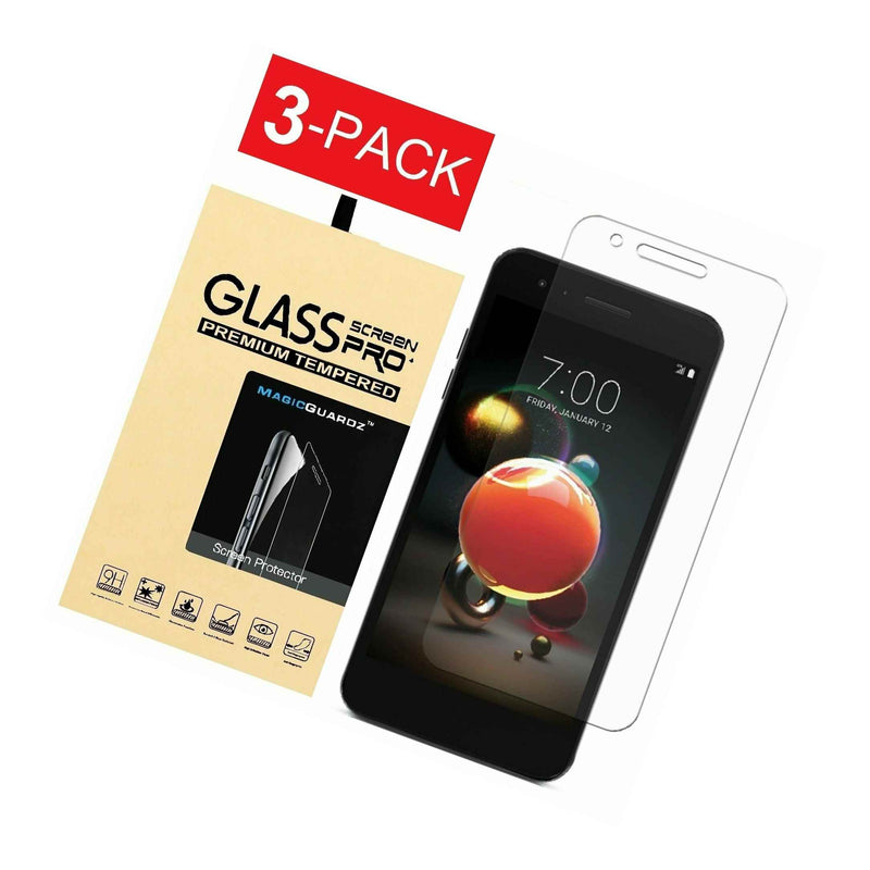 3 Tempered Glass Screen Protector For Lg Aristo 2 Tribute Dynasty K8 2018 Zone 4