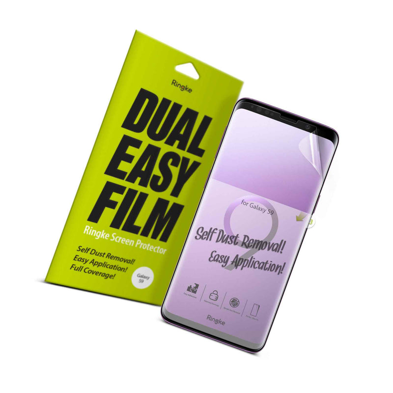 Samsung Galaxy S9 Screen Protector Ringke Dual Easy Film Clear Film 2Pcs
