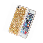 Iphone 7 8 Iphone Se 2Nd Gen Rubber Gummy Case Cover Sparkle Gold Foil Bling