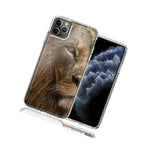 For Apple Iphone 12 Mini Lion Face Nosed Design Double Layer Phone Case Cover
