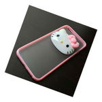 For Iphone 6 6S Hard Rubber Tpu Gummy Skin Case Cover Pink Hello Kitty