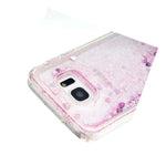 For Samsung Galaxy S7 Edge Hard Tpu Rubber Gummy Case Cover Pink Glitter Heart