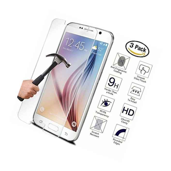 X3 Premium Ultra Thin Tempered Glass Screen Protector Film For Samsung Galaxy S6