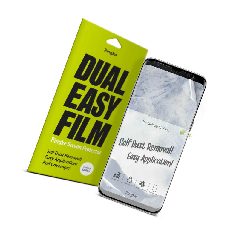 Samsung Galaxy S8 Plus Screen Protector Ringke Dual Full Coverage Film 2Pc