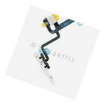 Power Volume Mute Switch Button Flex Cable W Bracket Replacement For Iphone 8