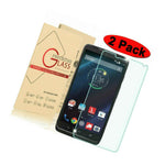 2 Pack Premium Tempered Glass Screen Protector For Motorola Droid Turbo Xt1254