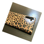For Samsung Galaxy Note 10 Hard Tpu Rubber Case Skin Cover Brown Black Leopard