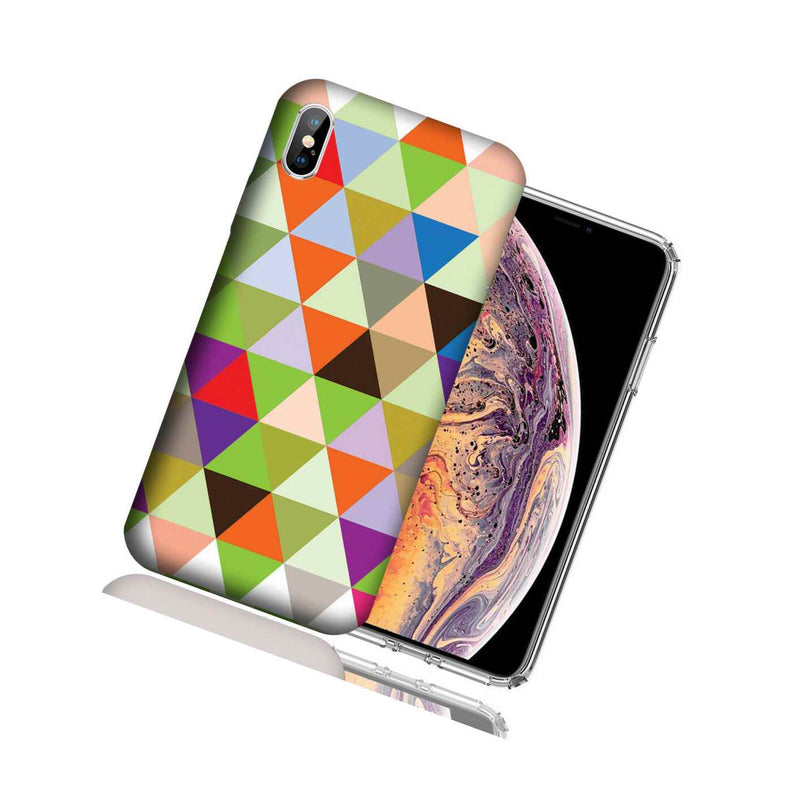 Mundaze Apple Iphone Xr Design Case Colorful Checkered Cover