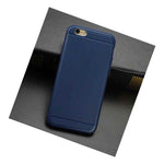 For Iphone 6 6S Plus Hard Tpu Rubber Premium Gummy Skin Case Cover Blue