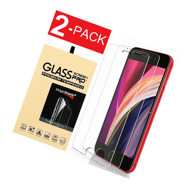 2 Pack Tempered Glass Screen Protector For Iphone Se 2020