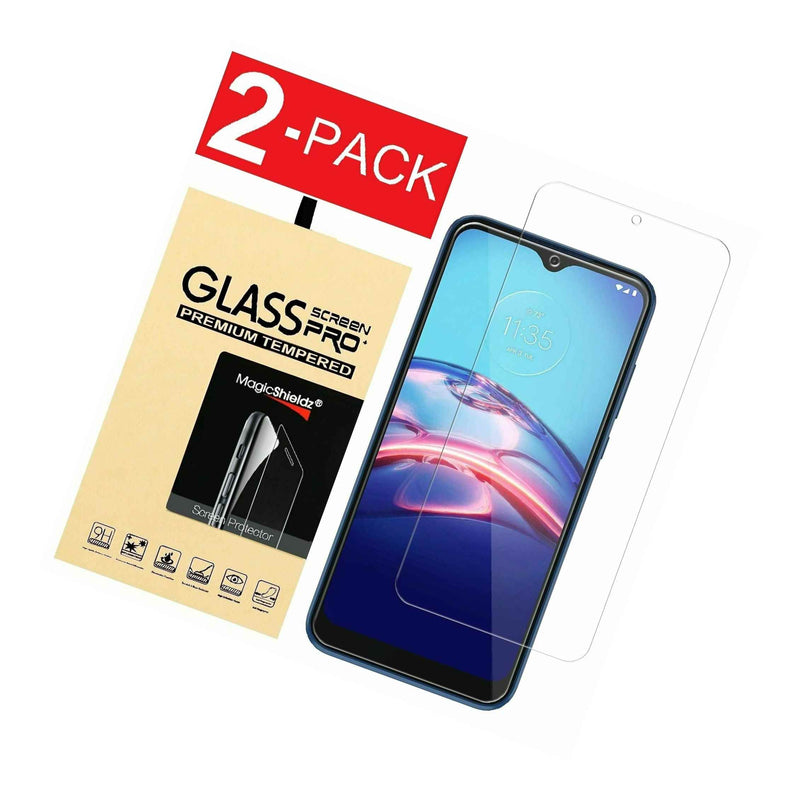 2 Pack Premium Tempered Glass Screen Protector For Motorola Moto E 2020