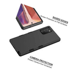 For Samsung Galaxy Note 20 6 7 Hard Hybrid Armor Case Black Non Slip Cover