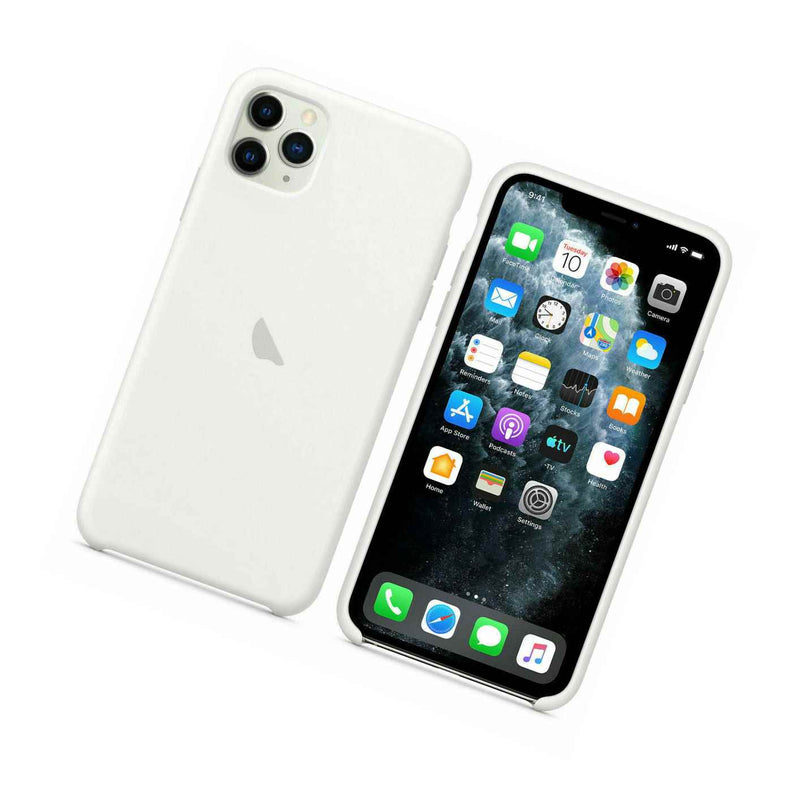 New Sealed Authentic Oem Original Apple Iphone 11 Silicone Case Mwvx2Zm A White