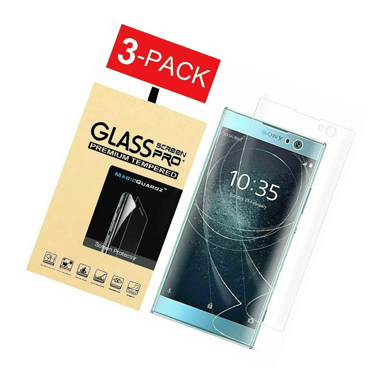 3 Pack Magicguardz Tempered Glass Screen Protector For Sony Xperia Xa2