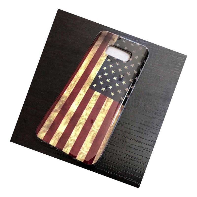 For Samsung Galaxy S8 Plus Tpu Rubber Gummy Skin Case Cover Usa American Flag