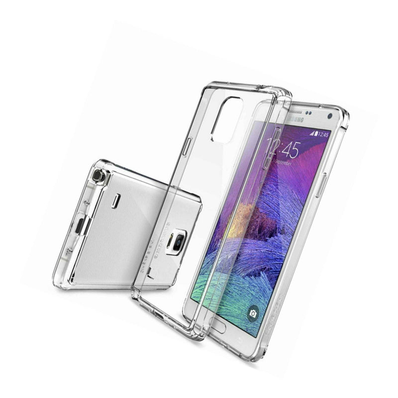 Samsung Galaxy Note 4 Case Anti Scratch Shock Absorption Cover Crystal Clear