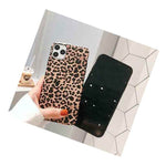 Iphone 11 Pro Max 6 5 Hard Tpu Rubber Case Cover Brown Chic Leopard Cheetah
