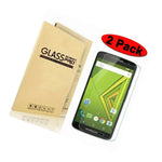 2 Pack Premium Tempered Glass Screen Protector For Motorola Droid Maxx 2
