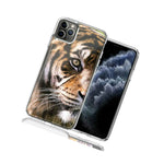 For Apple Iphone 12 Mini Tiger Face 2 Design Double Layer Phone Case Cover