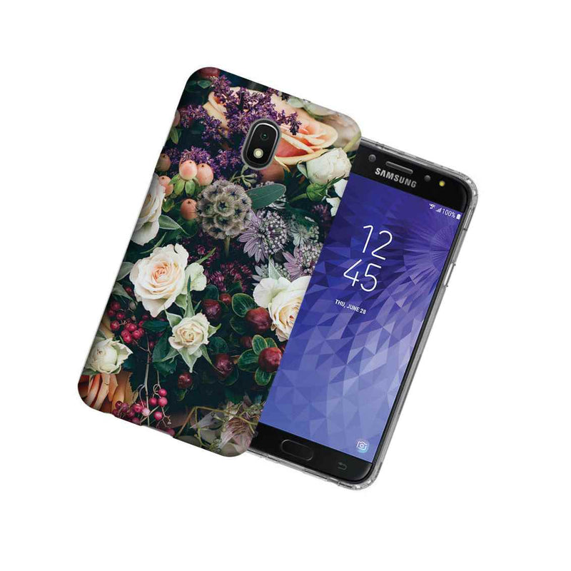 For Galaxy J7 J737 Crown Refine Aura Assorted Flowers Slim Phone Case