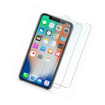 2 Pack Premium Tempered Glass Screen Protector Saver Shield For Apple Iphone X