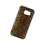 For Samsung Galaxy S6 Tpu Rubber Gummy Skin Case Cover Brown Black Leopards