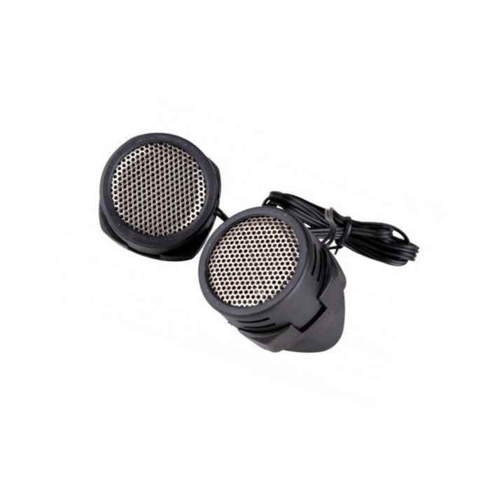 New 2 Tweeter Speakers Pair Car Audio Surface Angle Mount Highs 1 3 8 Size